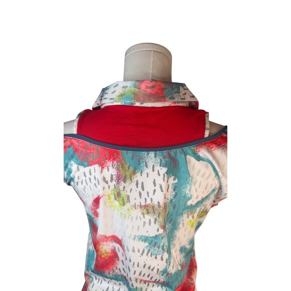 2/$30 NWT SwingDish Medium Sleeveless Golf Shirt UV Protection Breathable - Picture 6 of 16